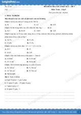 Đề số 3 - Đề kiểm tra giữa học kì 2 - Toán lớp 5